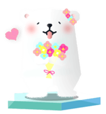 polar bear speak Japanese sticker #6639066