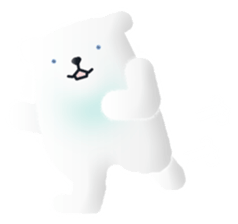 polar bear speak Japanese sticker #6639068