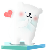 polar bear speak Japanese sticker #6639070