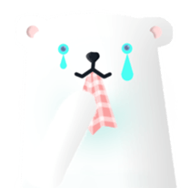 polar bear speak Japanese sticker #6639074