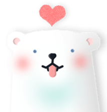 polar bear speak Japanese sticker #6639075