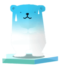 polar bear speak Japanese sticker #6639078