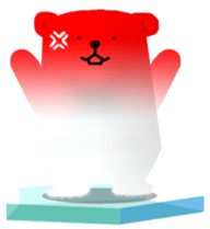 polar bear speak Japanese sticker #6639079