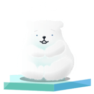 polar bear speak Japanese sticker #6639082