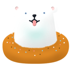 polar bear speak Japanese sticker #6639085