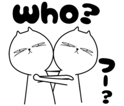 Strange cat 4 sticker #6639602