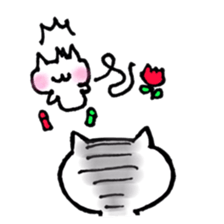 child care of the cat sticker #6640132