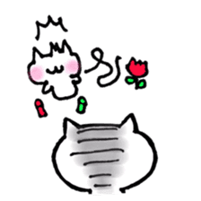 child care of the cat sticker #6640132