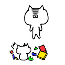 child care of the cat sticker #6640140