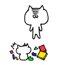 child care of the cat sticker #6640140