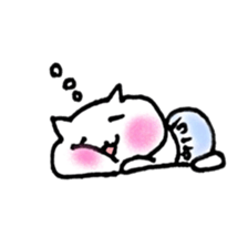 child care of the cat sticker #6640156