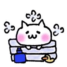 child care of the cat sticker #6640167