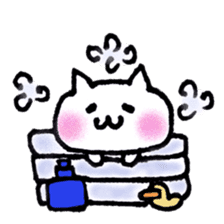 child care of the cat sticker #6640167