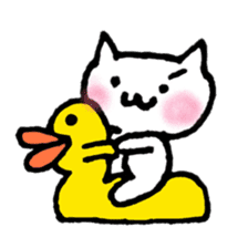 child care of the cat sticker #6640168