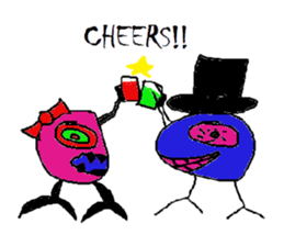 Cute Monster Stickers sticker #6640537