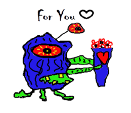 Cute Monster Stickers sticker #6640546