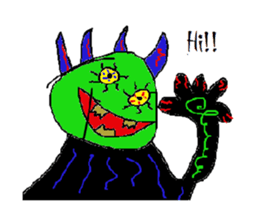 Cute Monster Stickers sticker #6640549