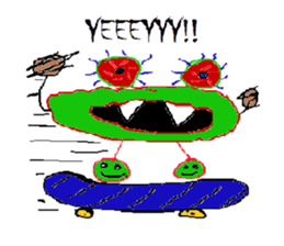 Cute Monster Stickers sticker #6640566