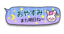 Cute animals talk sticker #6640629