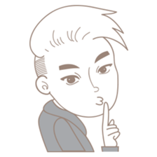 James, Cool guy sticker #6641005