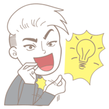 James, Cool guy sticker #6641008