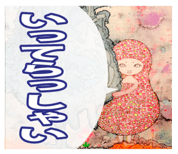 Floral fairy HA-NA sticker #6641060