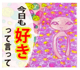 Floral fairy HA-NA sticker #6641077