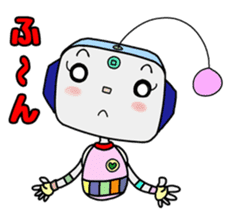 Colorful robot 3 sticker #6641320