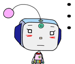 Colorful robot 3 sticker #6641330
