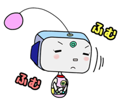 Colorful robot 3 sticker #6641331