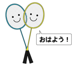 I love badminton! sticker #6643336