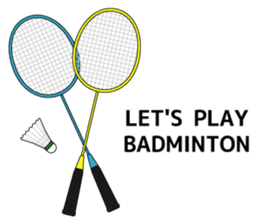 I love badminton! sticker #6643347