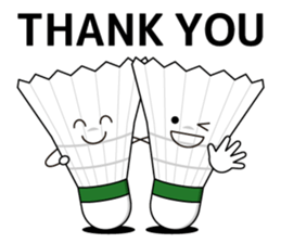 I love badminton! sticker #6643355
