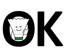 I love badminton! sticker #6643361