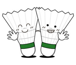I love badminton! sticker #6643375