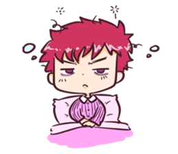 the pink boy and girl sticker #6643377