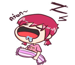 the pink boy and girl sticker #6643379