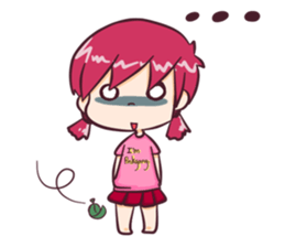 the pink boy and girl sticker #6643401