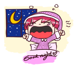 the pink boy and girl sticker #6643404