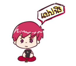 the pink boy and girl sticker #6643413