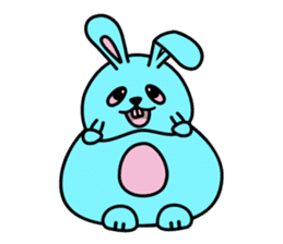 Fat Bunny sticker #6643670