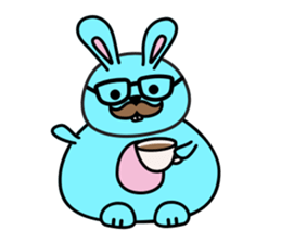 Fat Bunny sticker #6643672