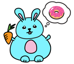 Fat Bunny sticker #6643673