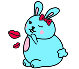 Fat Bunny sticker #6643677