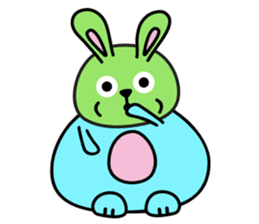 Fat Bunny sticker #6643678