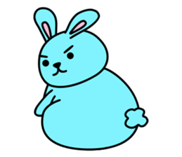 Fat Bunny sticker #6643681