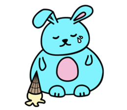 Fat Bunny sticker #6643686