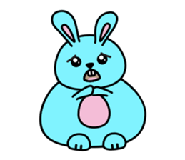 Fat Bunny sticker #6643695