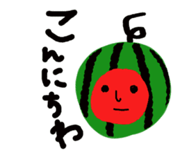 Mutter of a watermelonchan. sticker #6644137