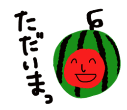 Mutter of a watermelonchan. sticker #6644139